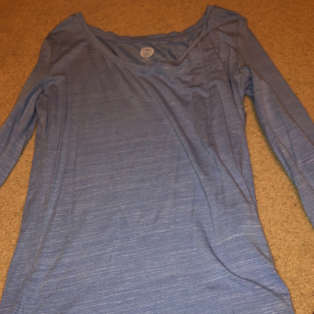 Blue And White SO Long Sleeve T-Shirt❄️